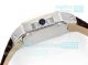 Swiss Copy Cartier Santos 100th Anniversary Watch 35.6mm Gold Bezel Leather Bracelet (6)_th.jpg
